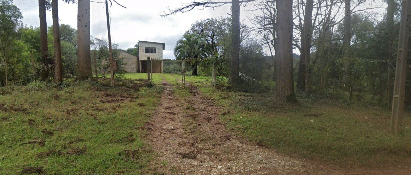 Testada do terreno da Chacará no Capivaria a venda